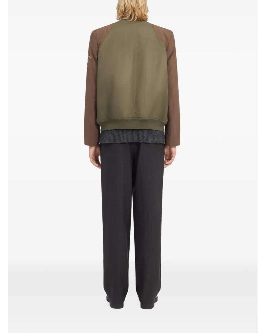 MM6 by Maison Margiela Green Mannequin Bomber Jacket for men