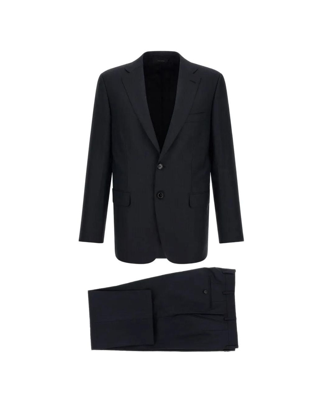 Brioni Black Brunico Single-Breasted Suit for men