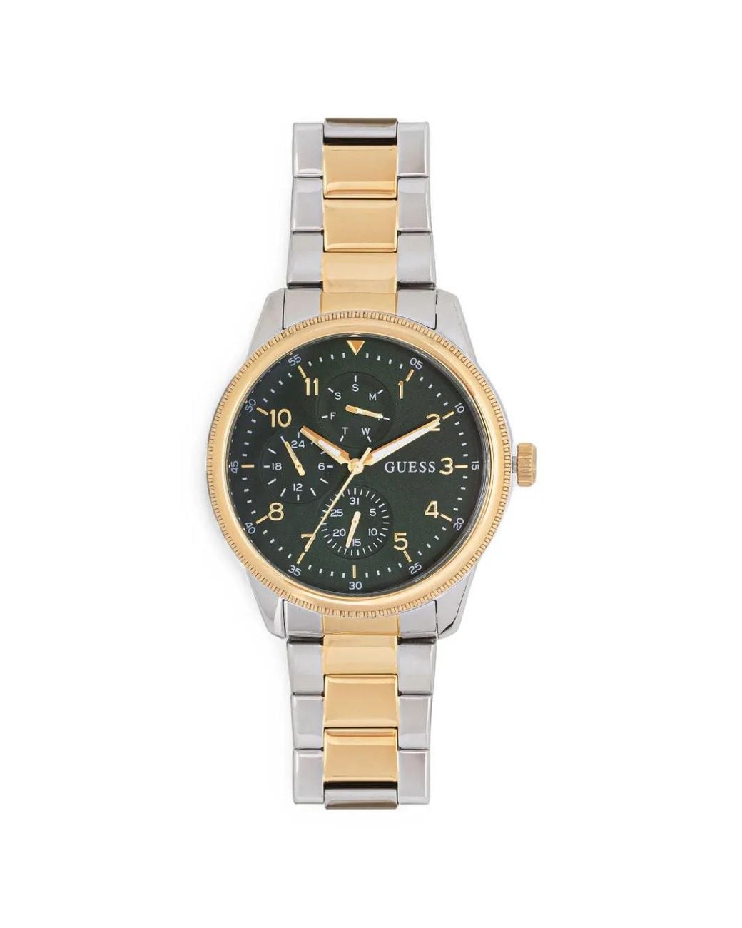Guess Metallic Multi-Dial 40Mm Watch for men