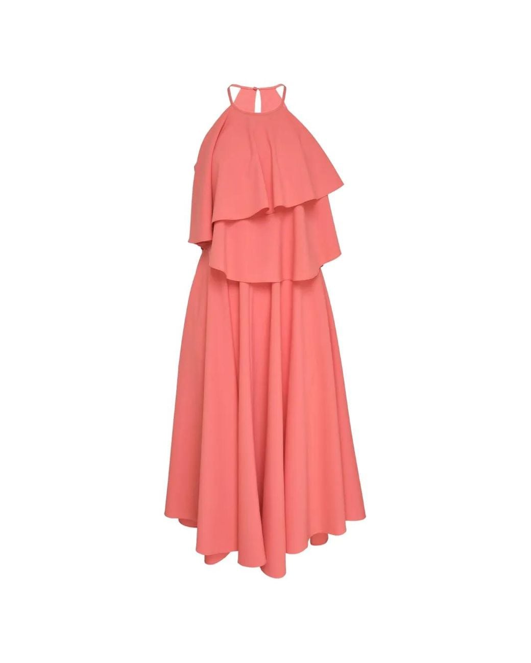 Club21 Collection Pink Veronica Layered Halterneck Dress