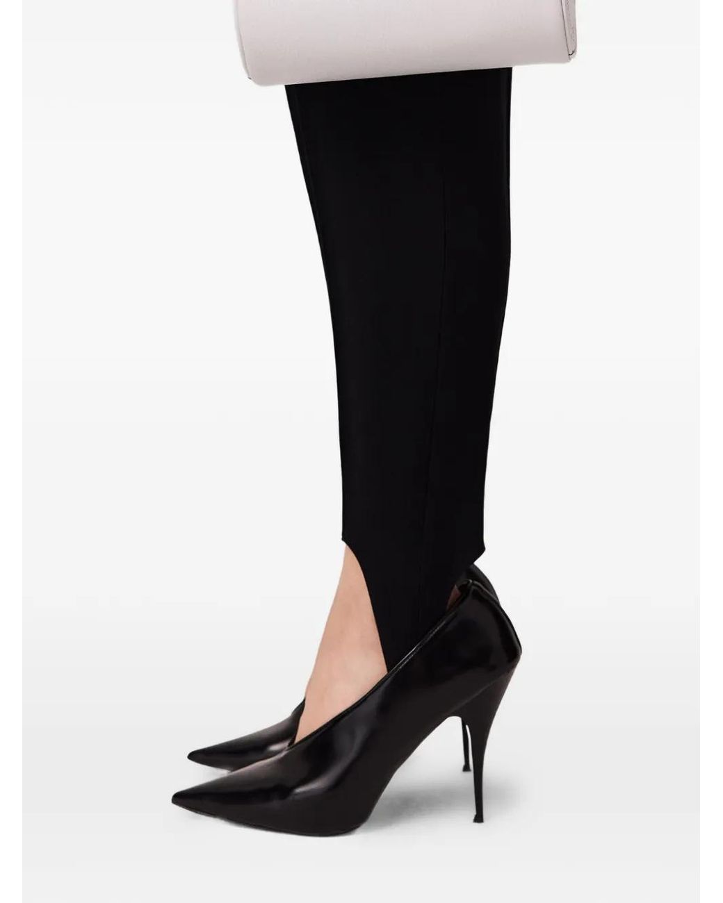Stella McCartney Black Stretch Stirrup Leggings