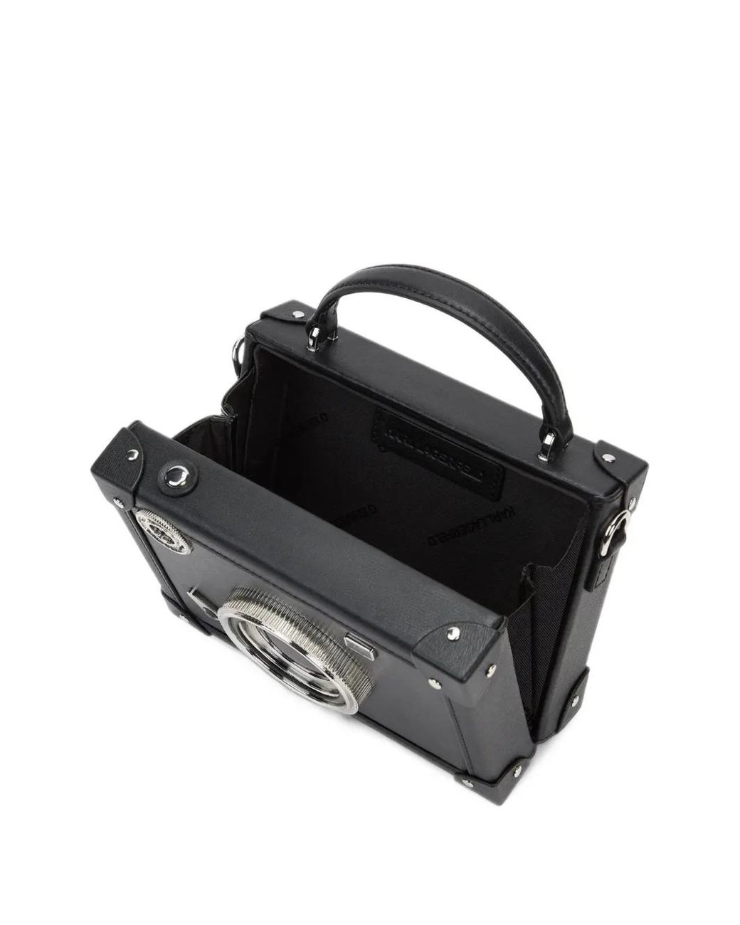 Karl Lagerfeld Black K/Novelty Trunk Camera Bag