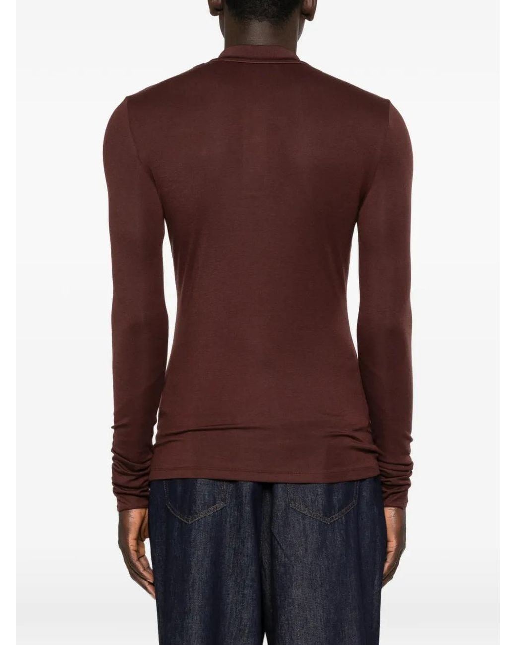 Entire studios Purple Long-Sleeve Polo Shirt