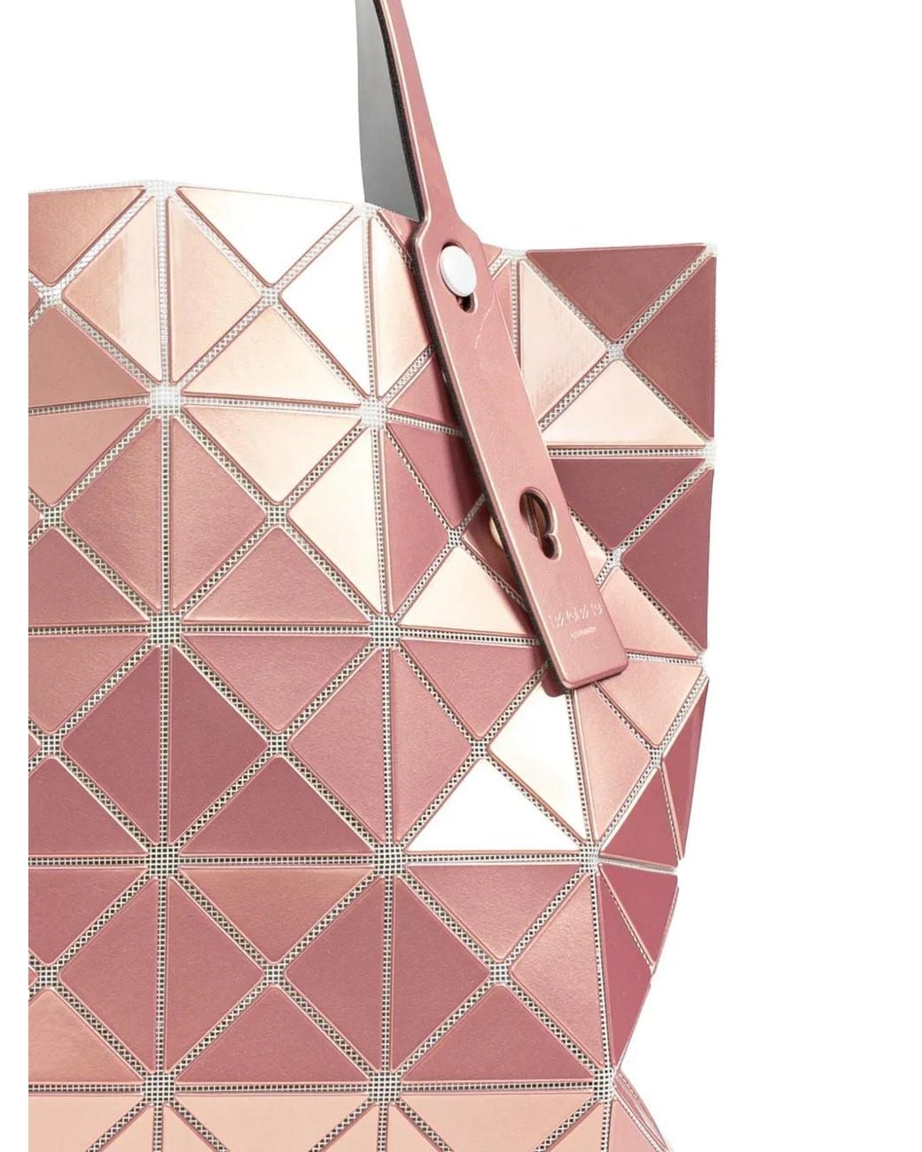 Issey Miyake Pink Lucent Flap Tote Bag