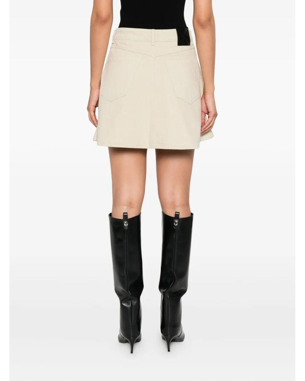 Nanushka Natural Neah Mini Skirt