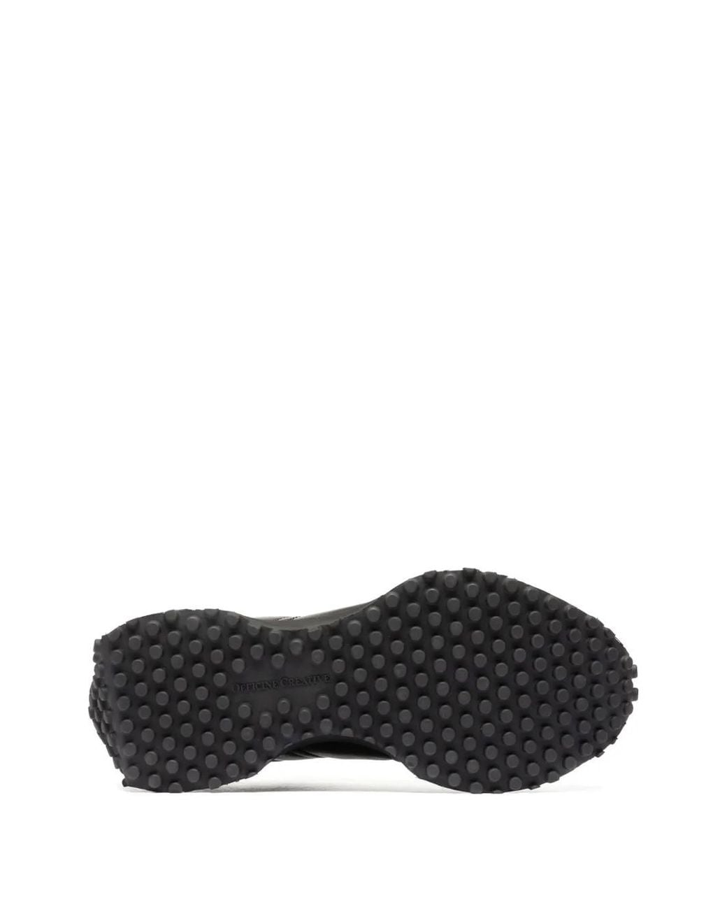 Officine Creative Black Kasba 003 Leather Sneakers for men