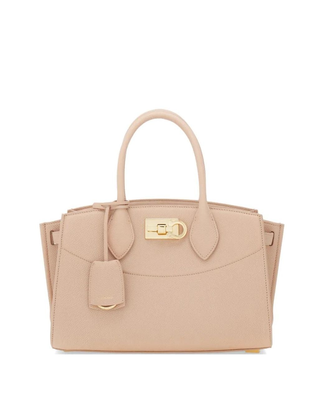 Ferragamo Natural New Studio Soft Bag (M)