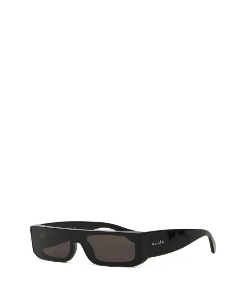 Alaïa Black Rectangular Mask Sunglasses