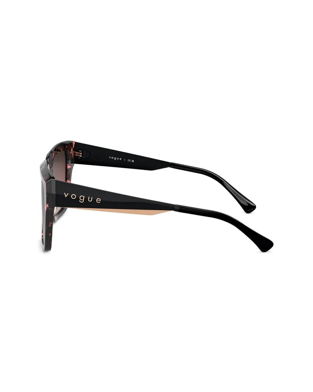 Vogue Eyewear Brown Tortoiseshell-Effect Sunglasses