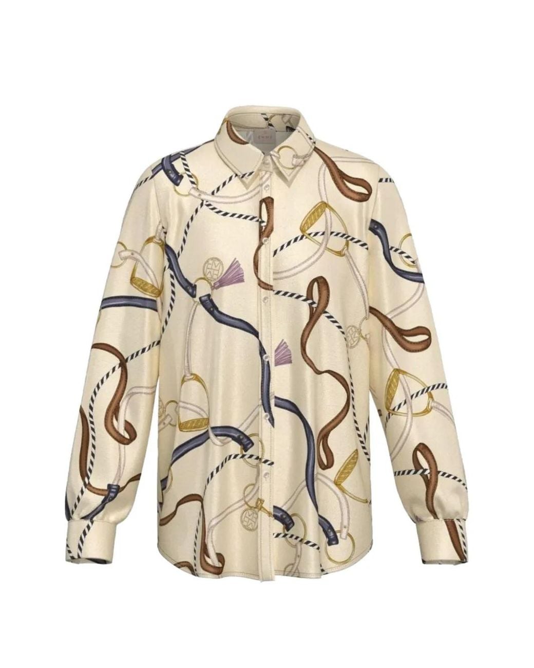 Marella White Button-Down Shirt