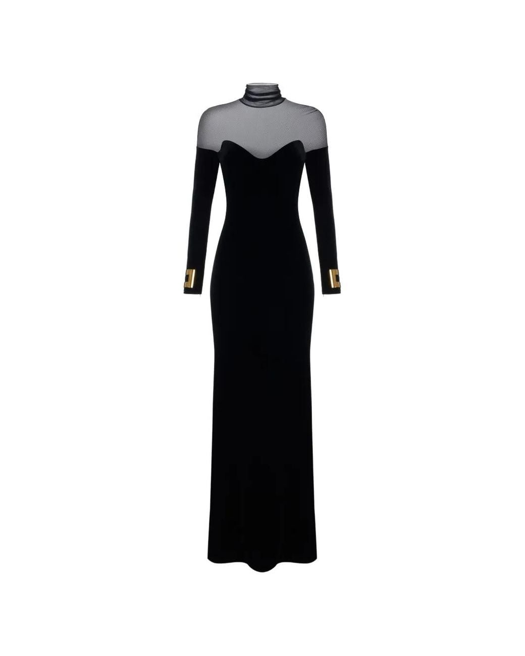 Elisabetta Franchi Black Carpet Dress