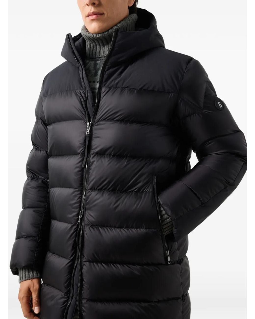 Bogner Black Herby Quilted Ripstop Jacket for men