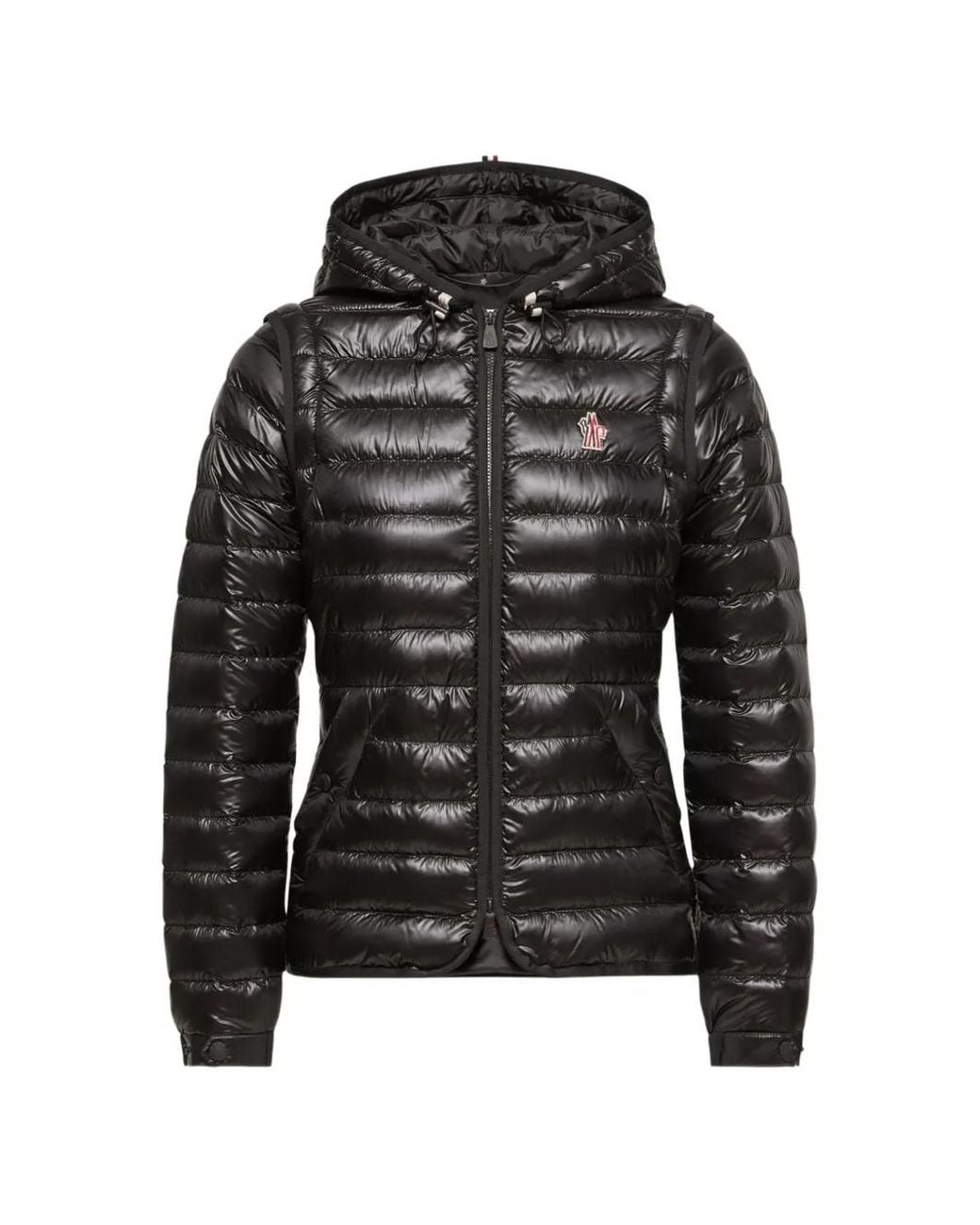 Moncler Karura Gewatteerd Jack Met Capuchon in het Black
