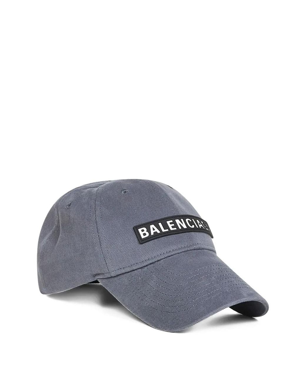 Balenciaga Gray Patch Cap for men