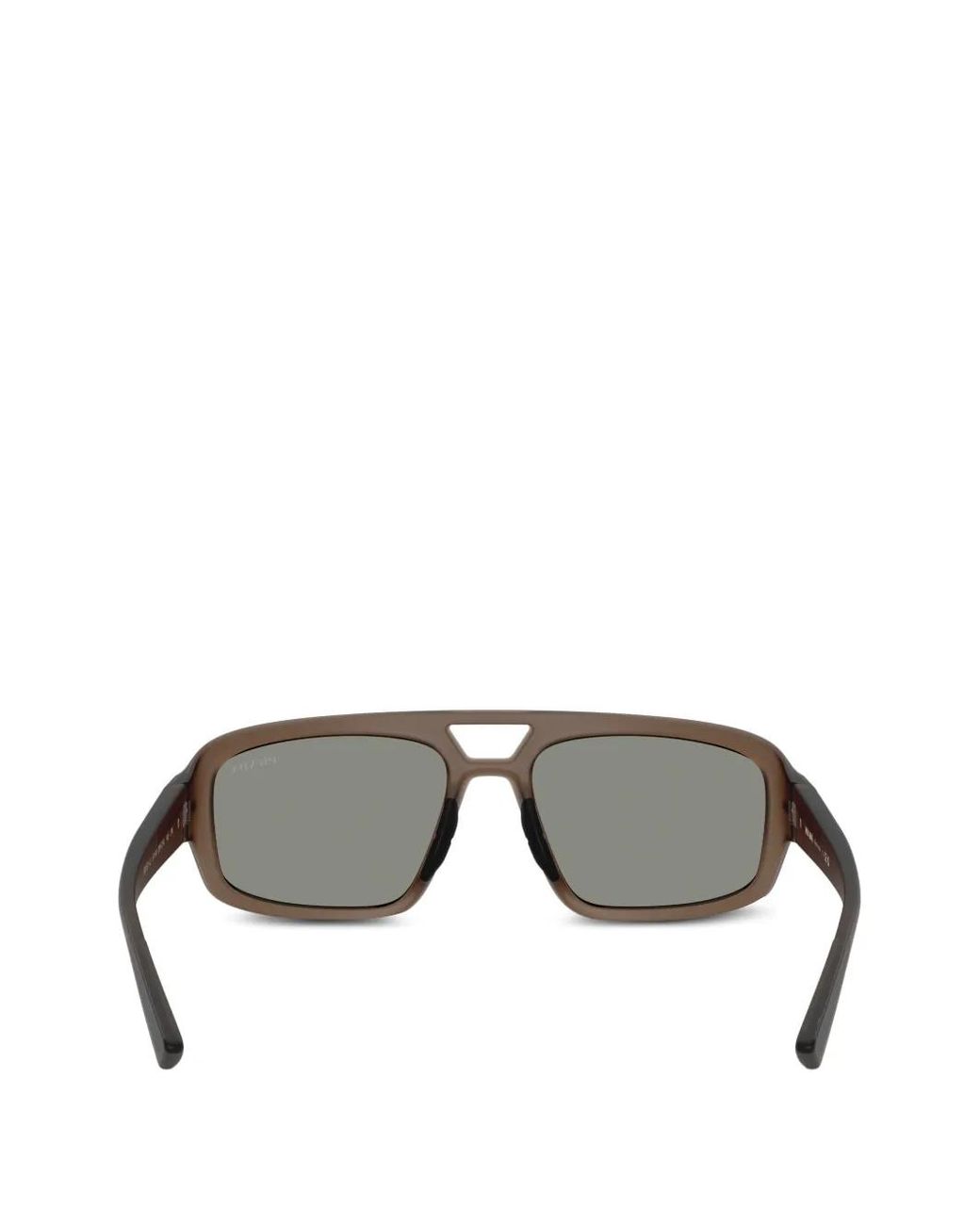 メンズ Prada Linea Rossa パイロット サングラス Gray