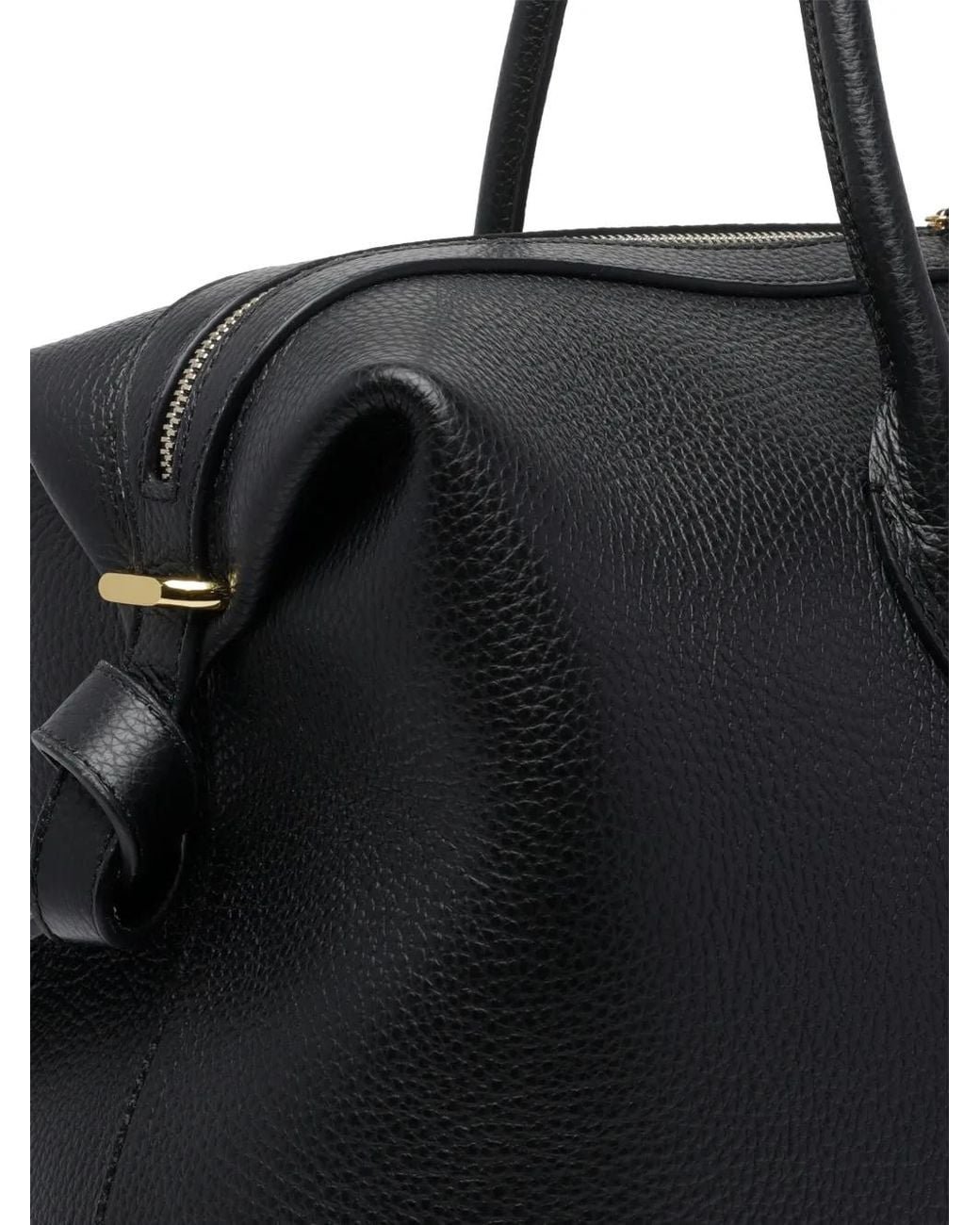 Yuzefi Black Large Brioche Shoulder Bag