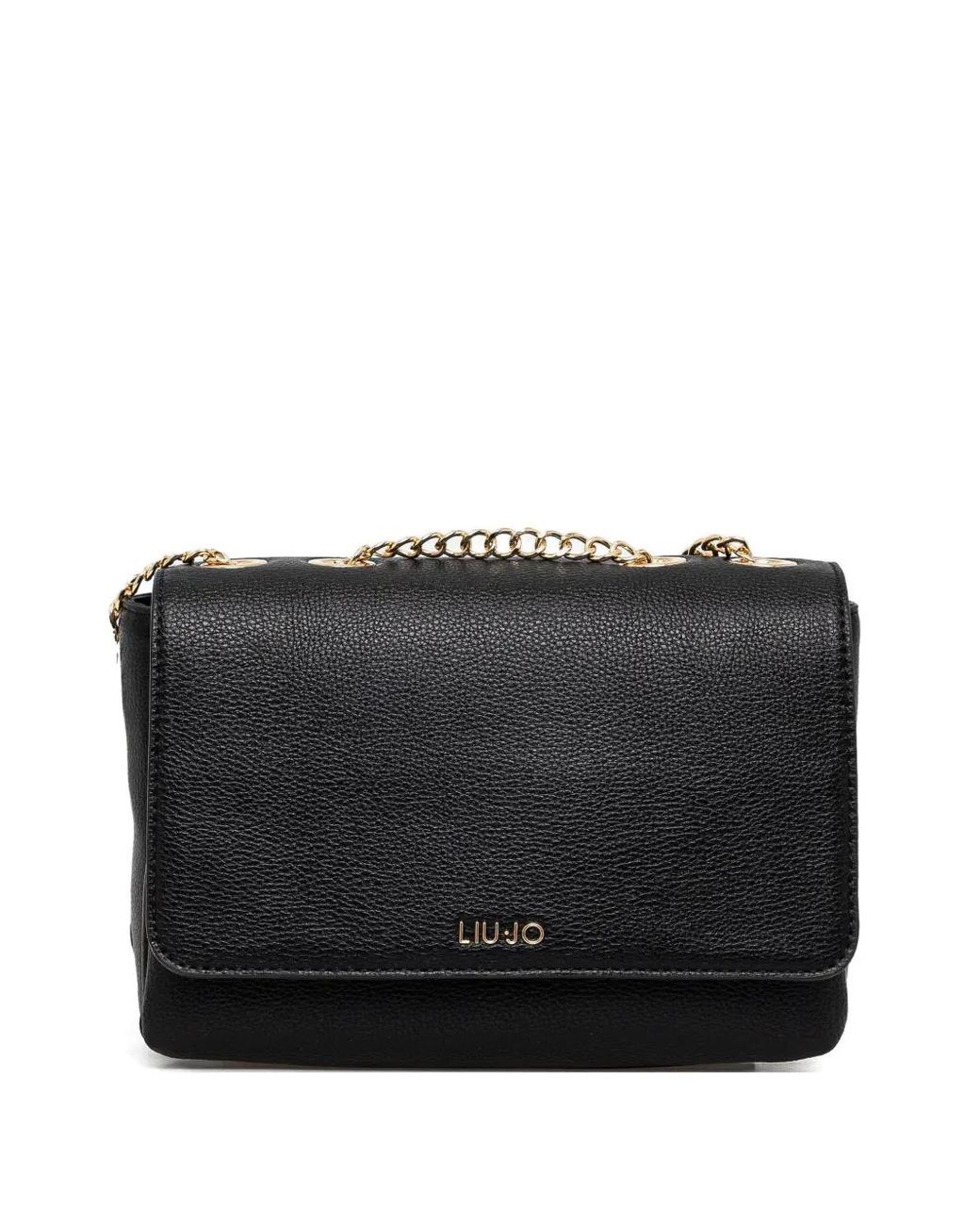 Liu Jo Black Logo Cross Body Bag