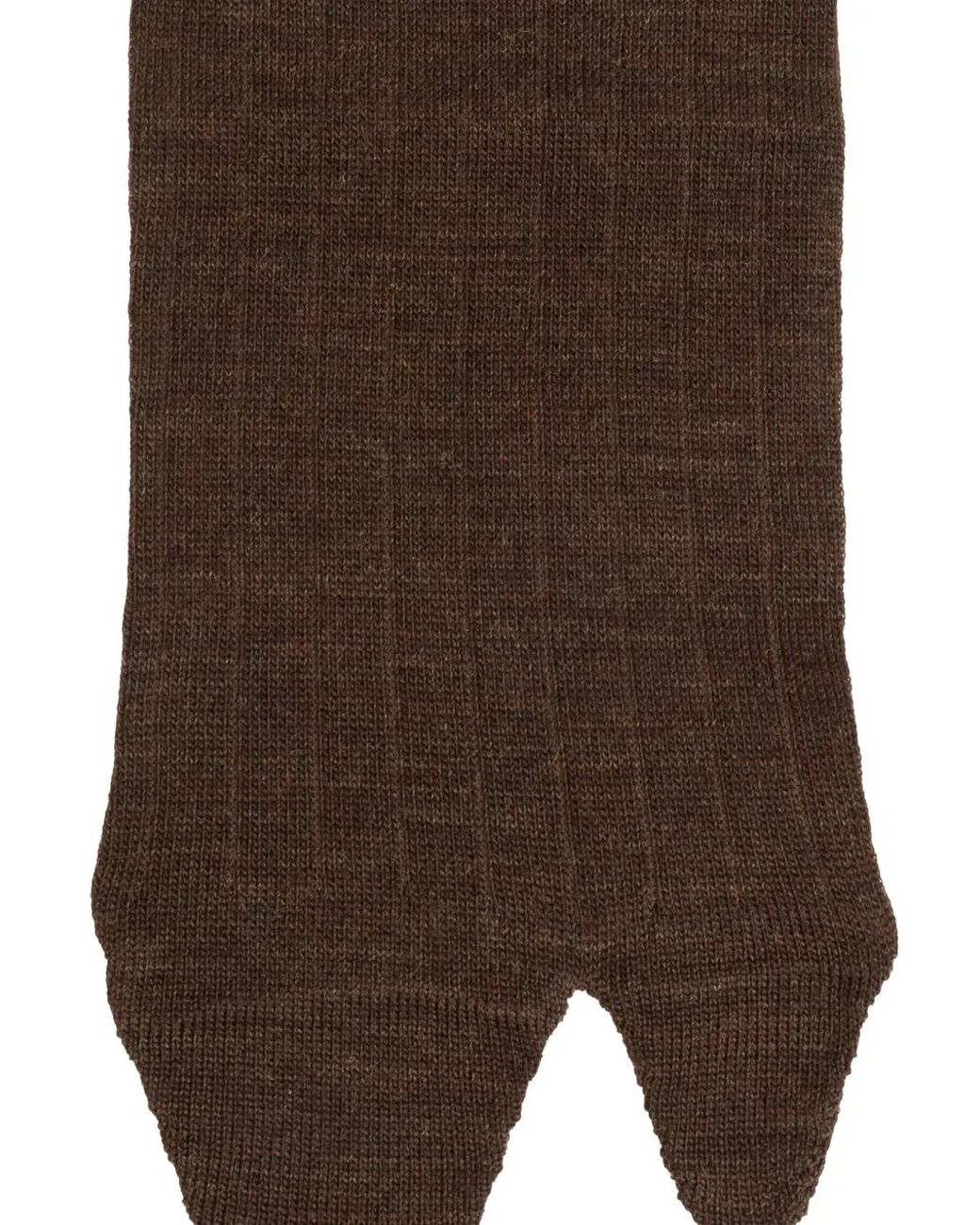 Maison Margiela Brown Wool Socks
