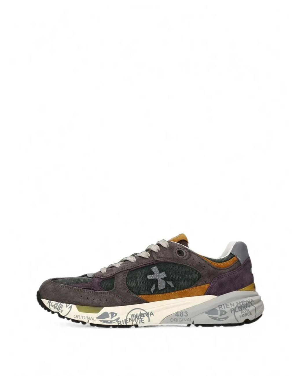 Premiata White Mase Sneakers for men