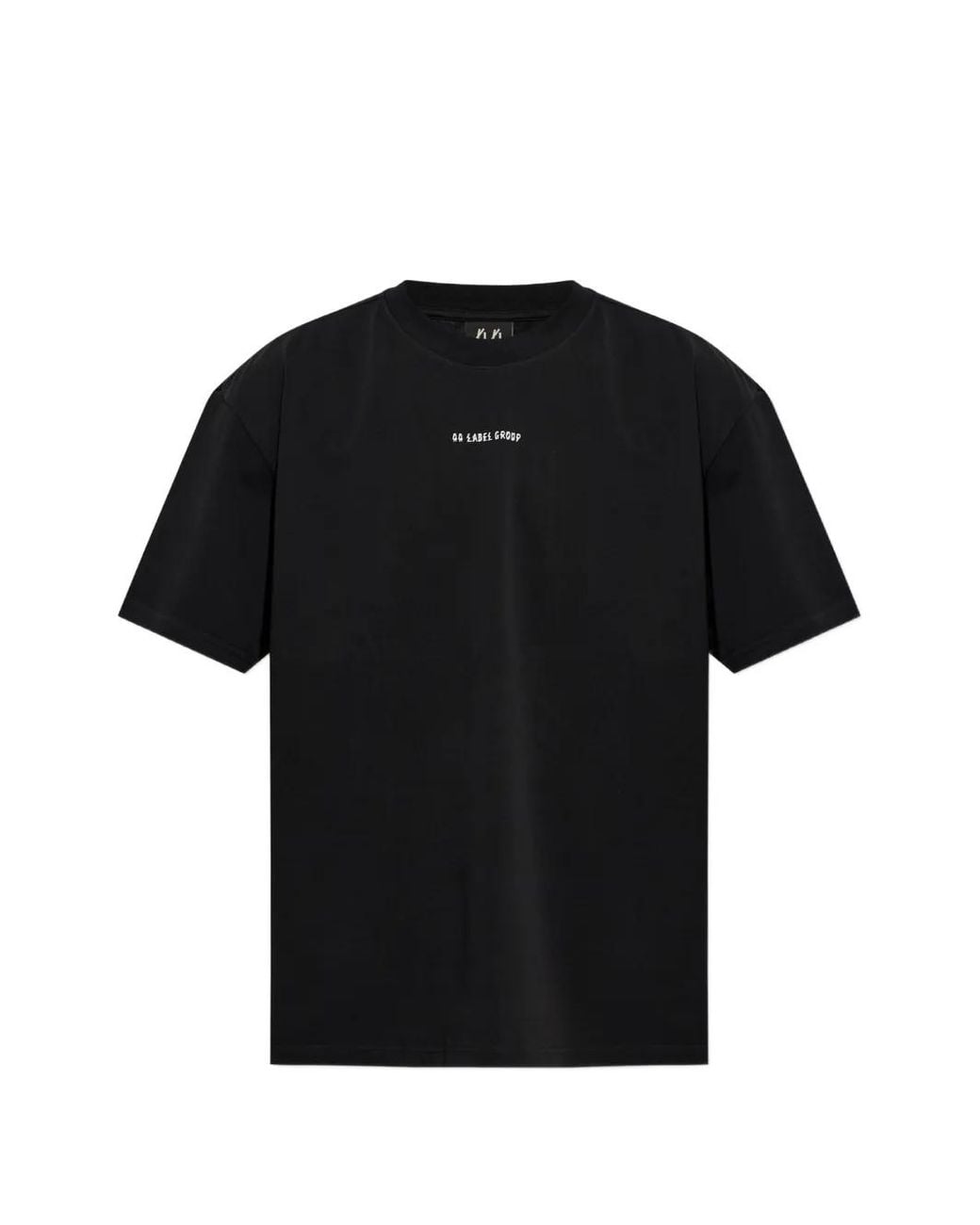 44 Label Group Black Valery Logo-Print T-Shirt