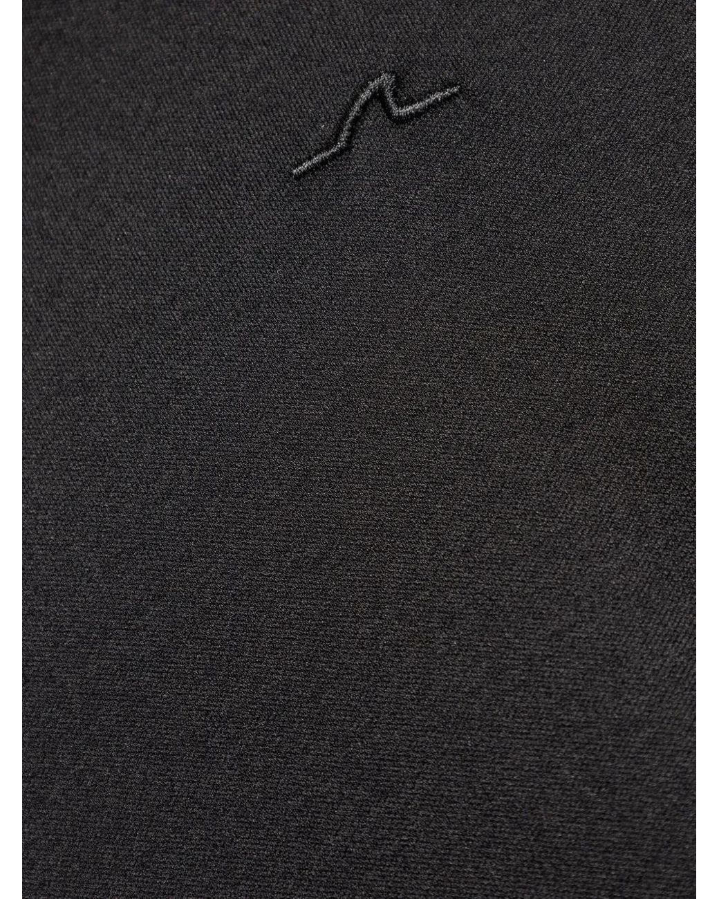 Paul & Shark Black Logo-Embroidered Cotton T-Shirt for men