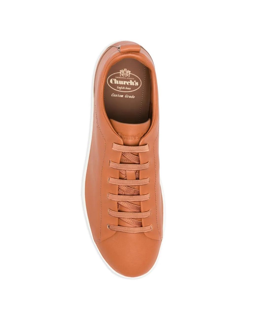 Church's Pink Lace-Up Flat Shoes for men