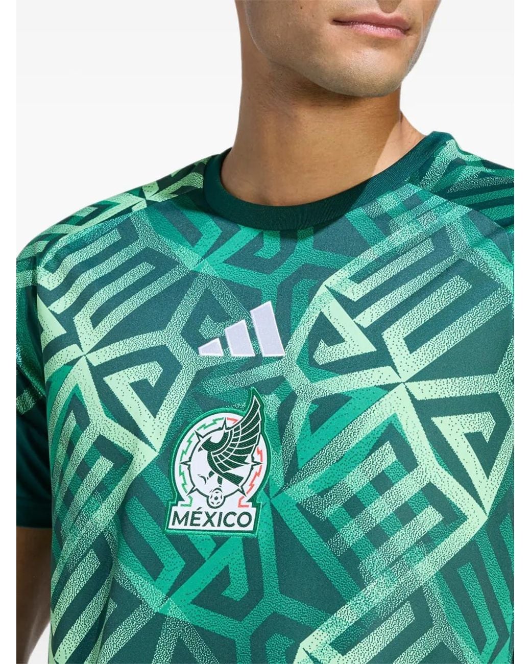 Haut Mexico 26 Home Pre Match Adidas pour homme en coloris Green