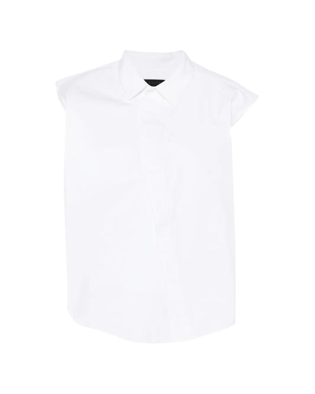 ALAINPAUL White Sleeveless Shirt