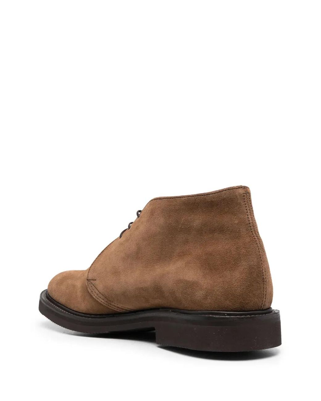 Tricker's Brown Aldo Suede Ankle Boots for men