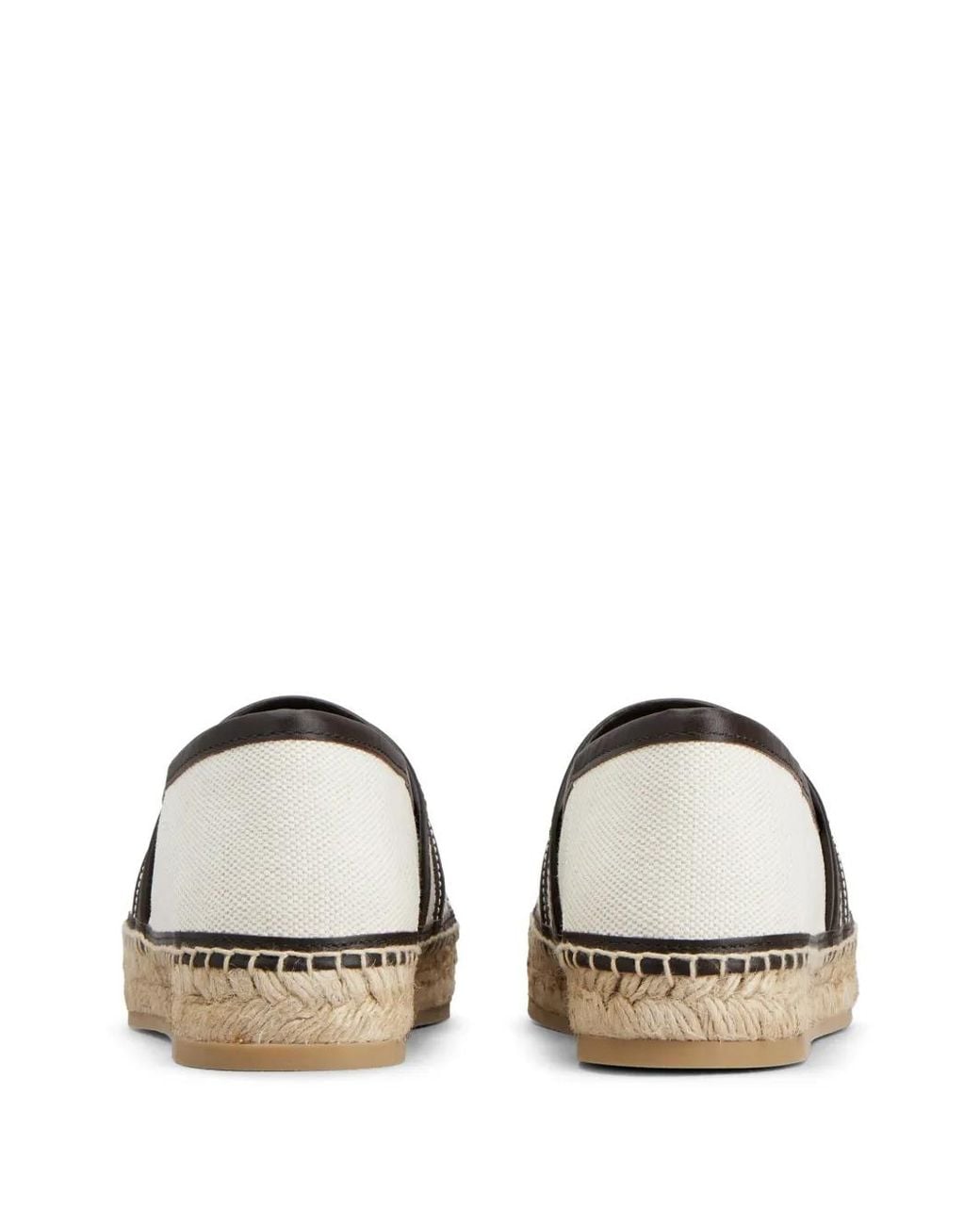 Tod's Natural Kate Chain-Pattern Espadrilles