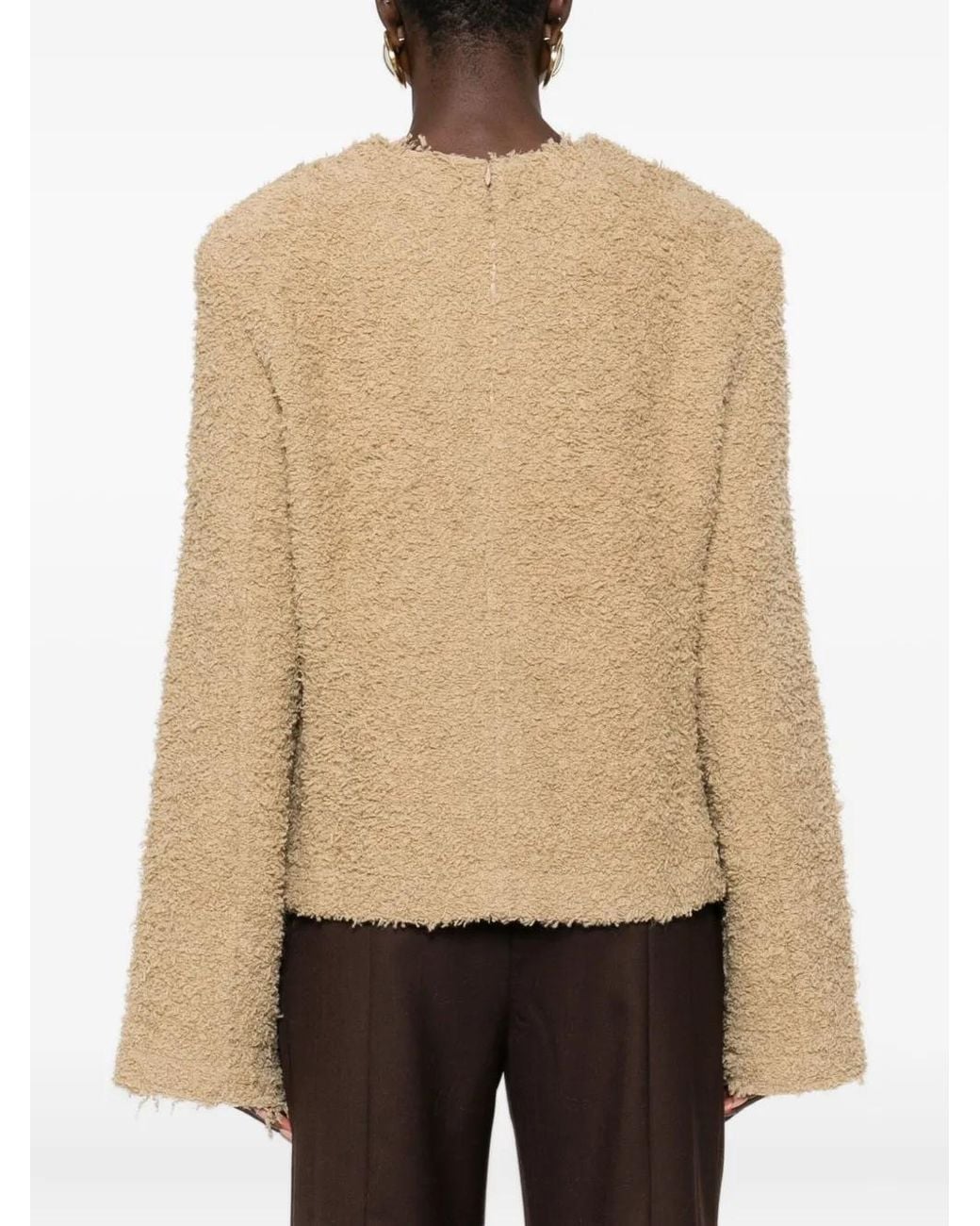 Séfr Natural Virgin Wool-Blend Jumper