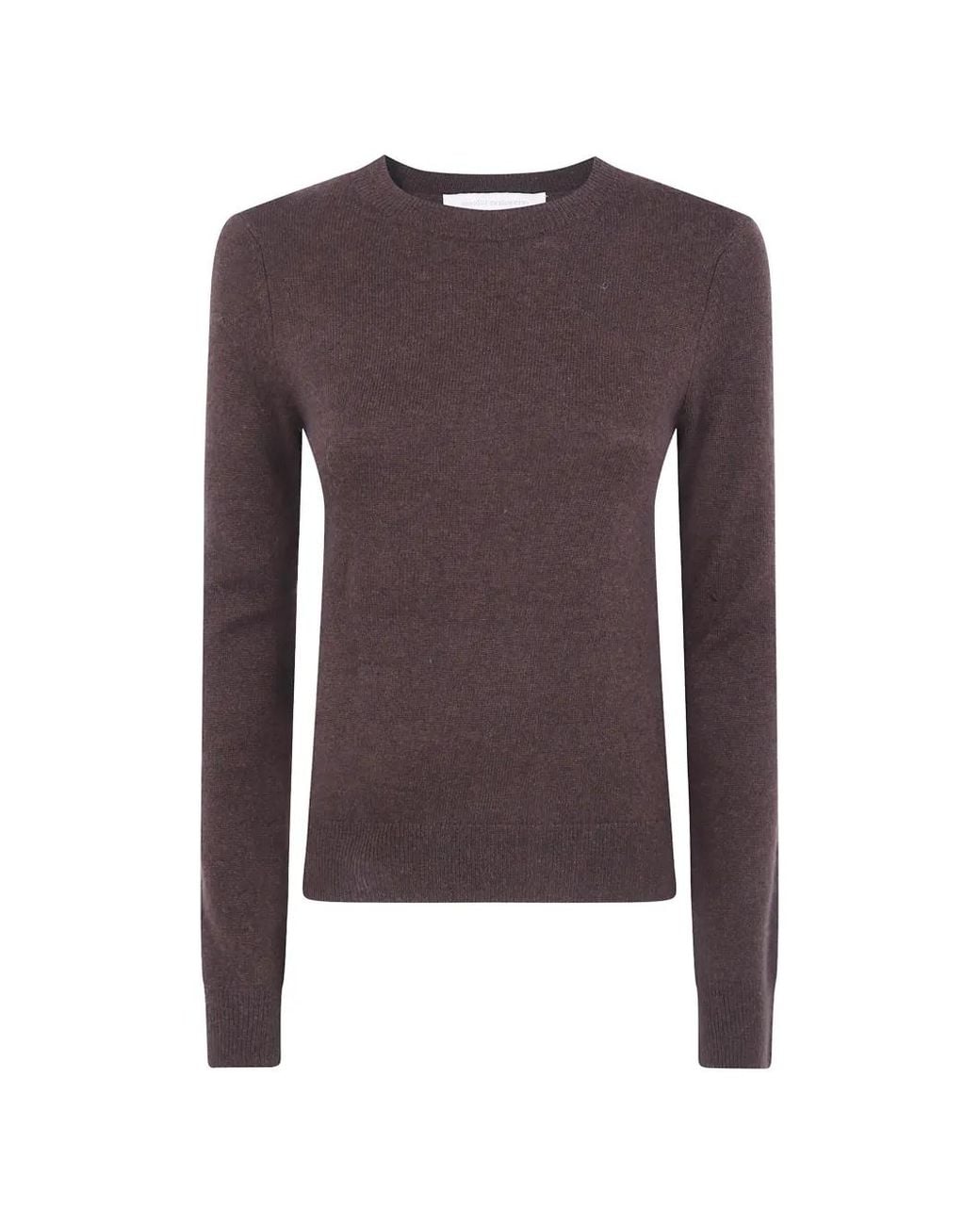 ABSOLUT CASHMERE Purple Round-Neck Fine-Knit Sweater