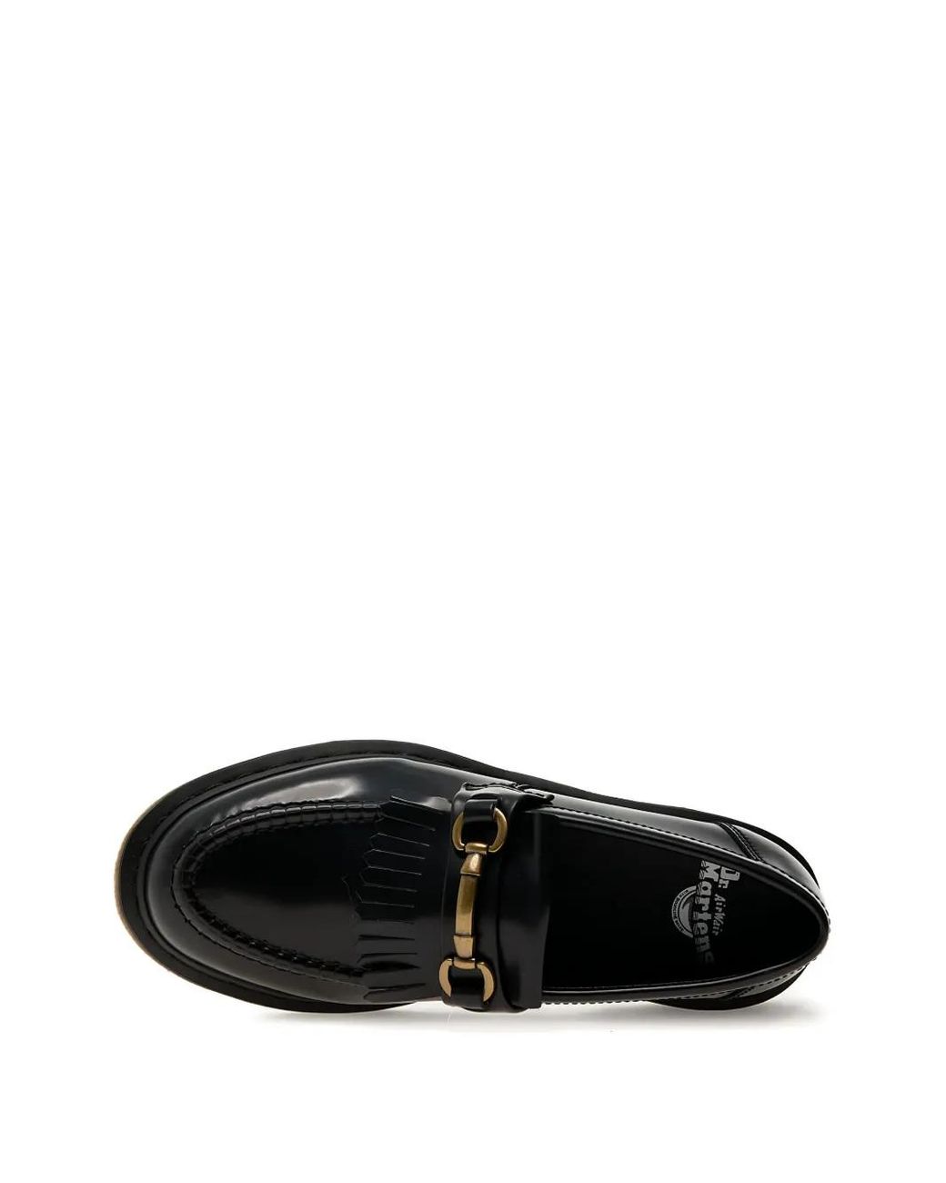 Dr. Martens Black Adrian Snaffle Tassel Loafers