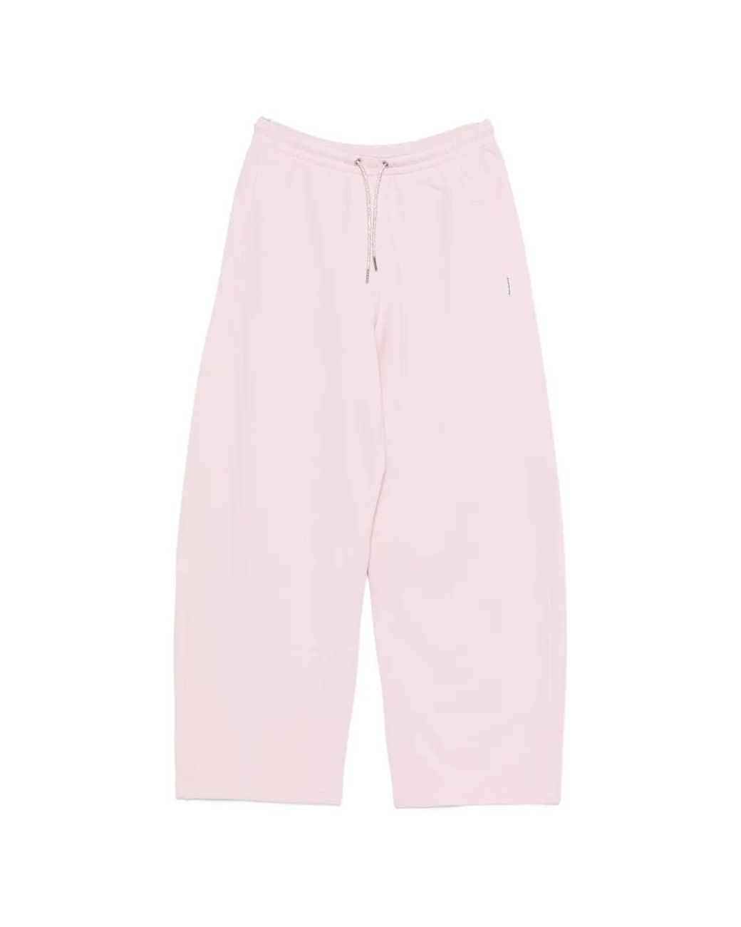 Alexander Wang Pink Rhinestone-Drawstring Track Pants