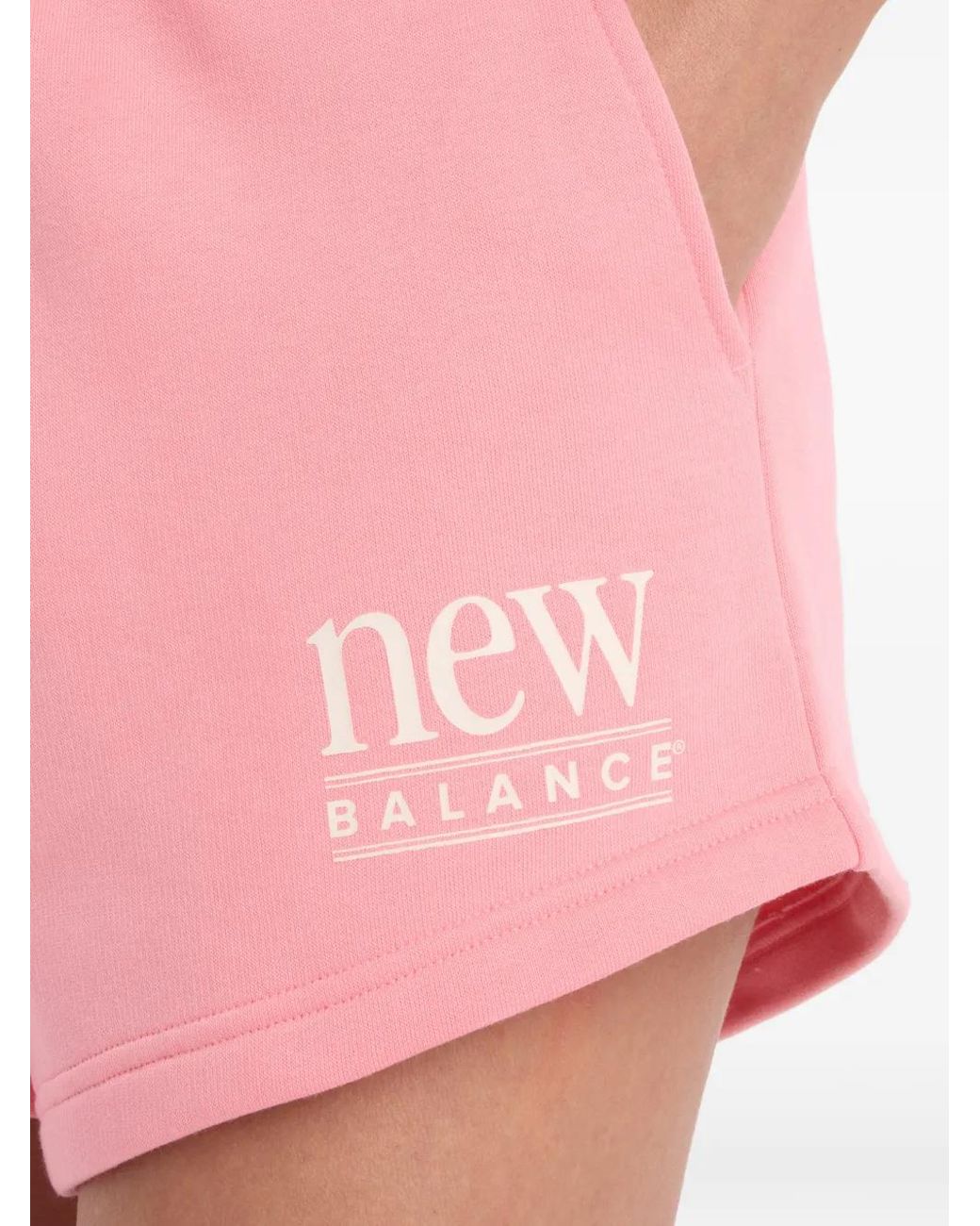 New Balance Pink Reimagined Fleece Shorts