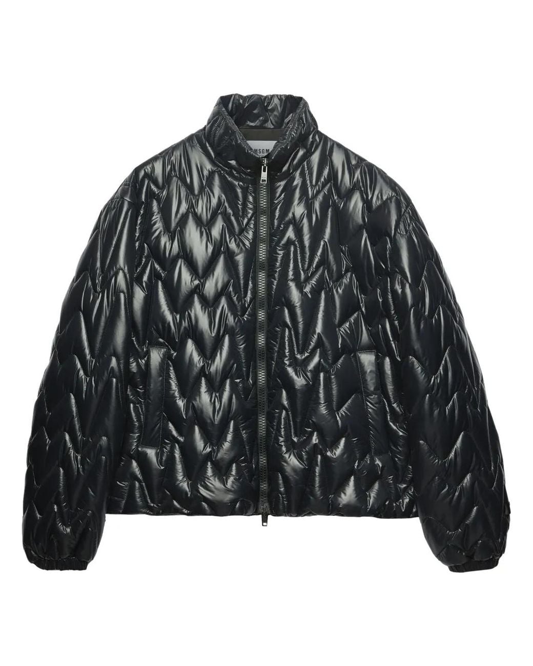 Veste À Design Matelassé MSGM pour homme en coloris Black