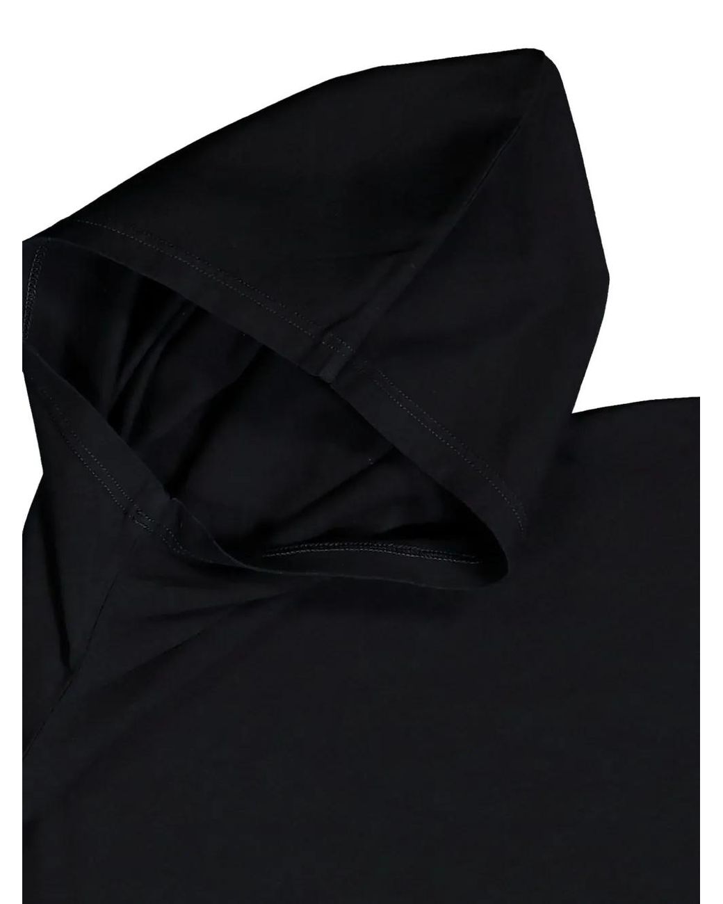 PROTOTYPES Black Logo-Print Hoodie