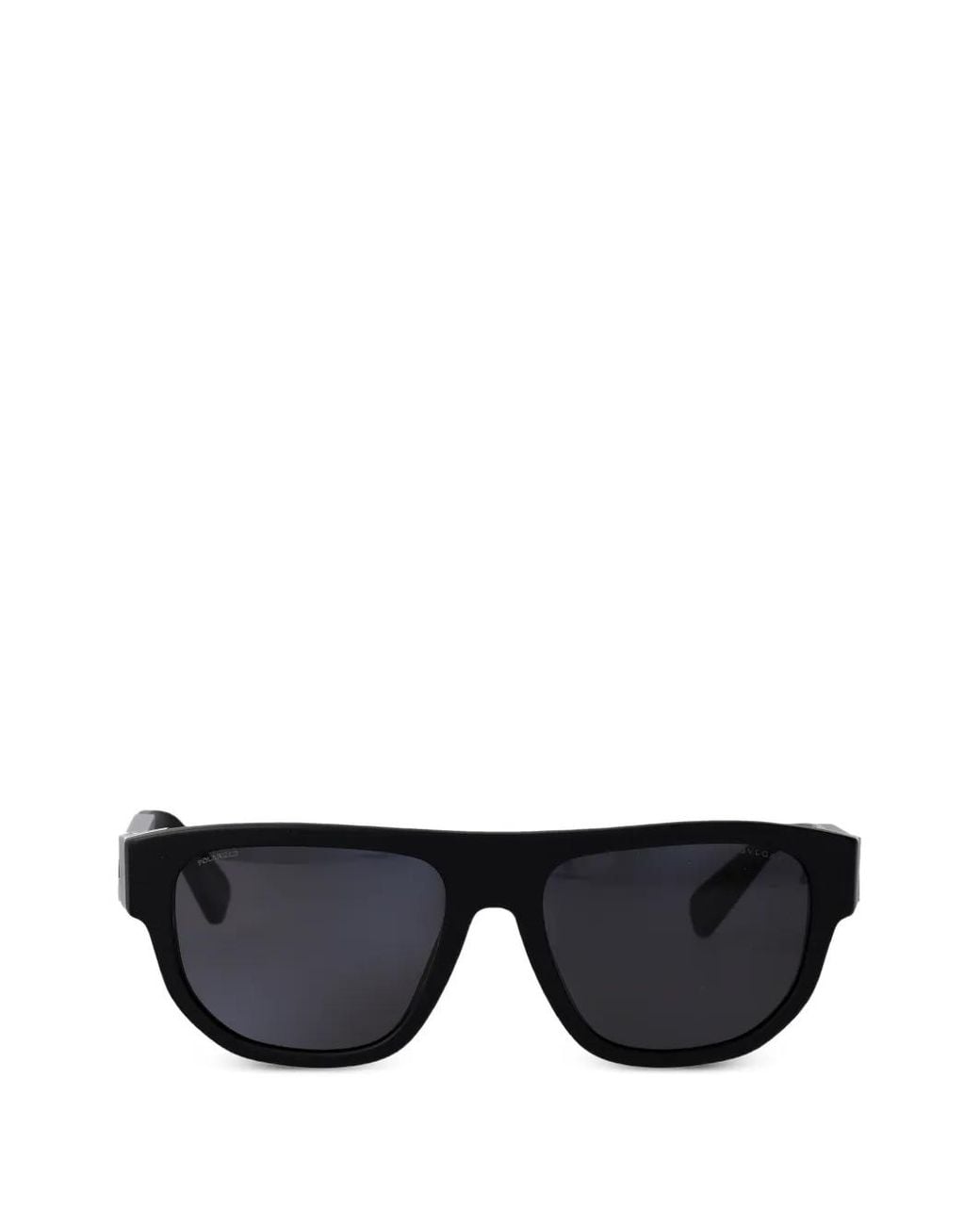 BVLGARI Black Rectangle-Frame Sunglasses