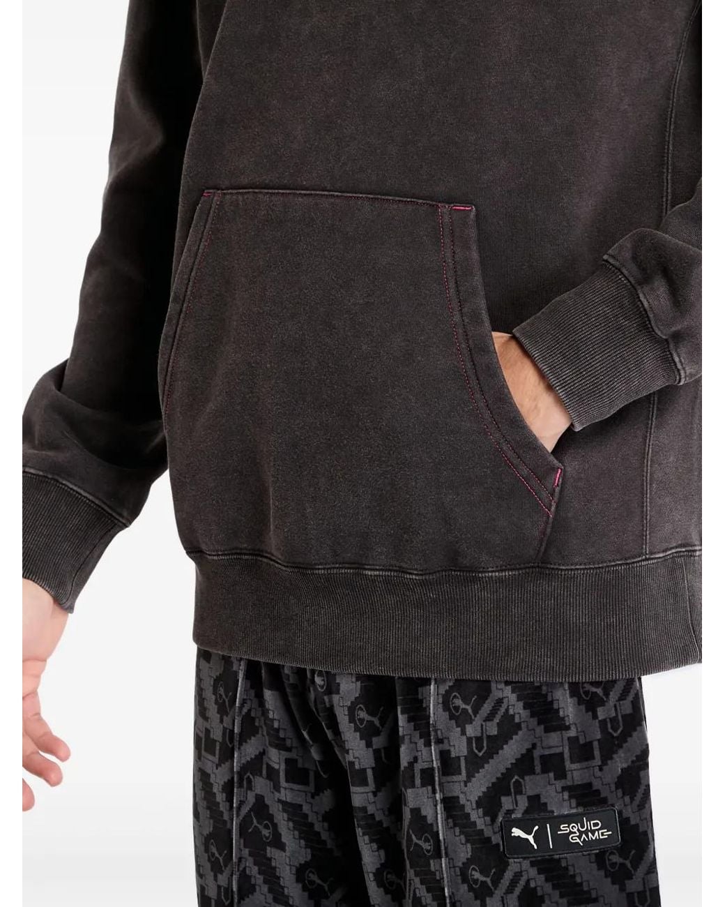Sudadera Con Capucha De X Squid Game PUMA de hombre de color Gray