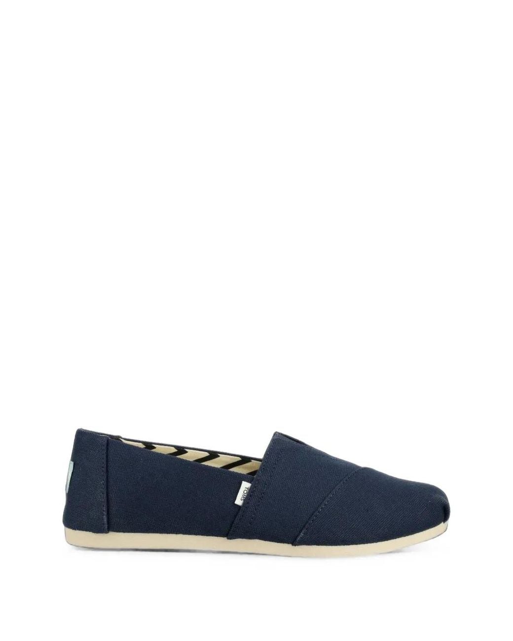 TOMS Blue Panelled Espadrilles