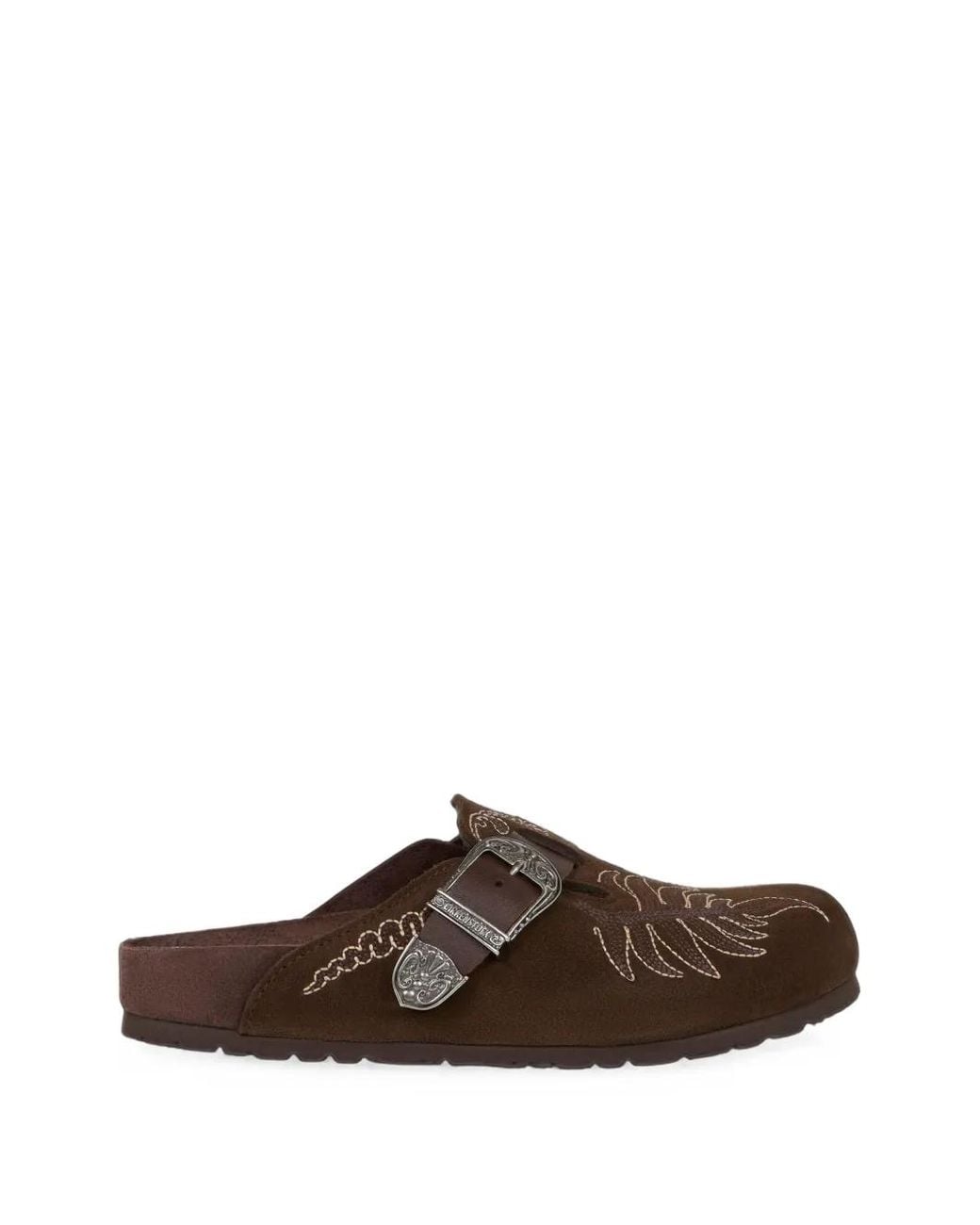 Birkenstock Brown X Etro Boston Embroidery Sandals for men