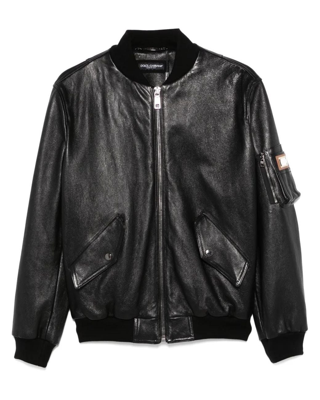 Chaqueta Con Cremallera Oculta Dolce & Gabbana de color Black