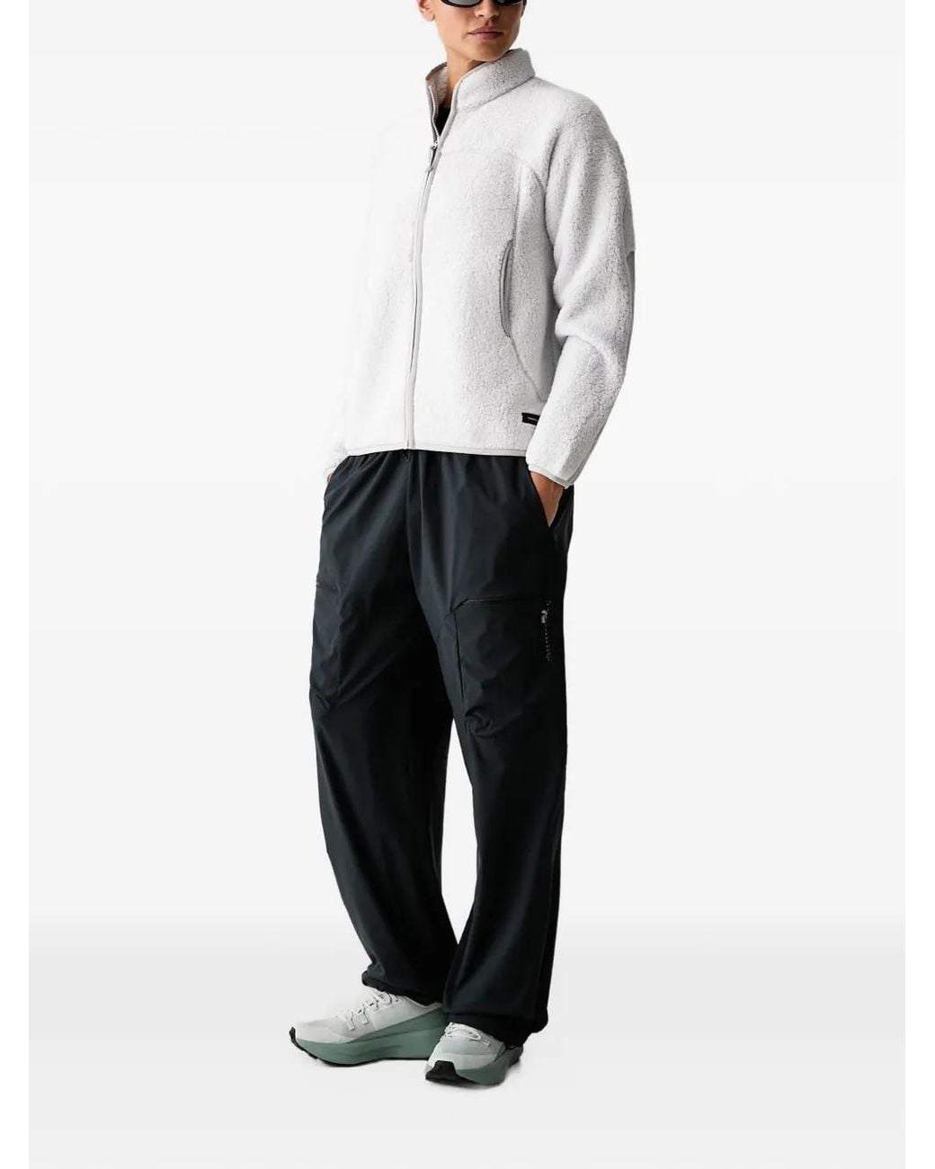 Peak Performance White Wildrush Pile Jacket