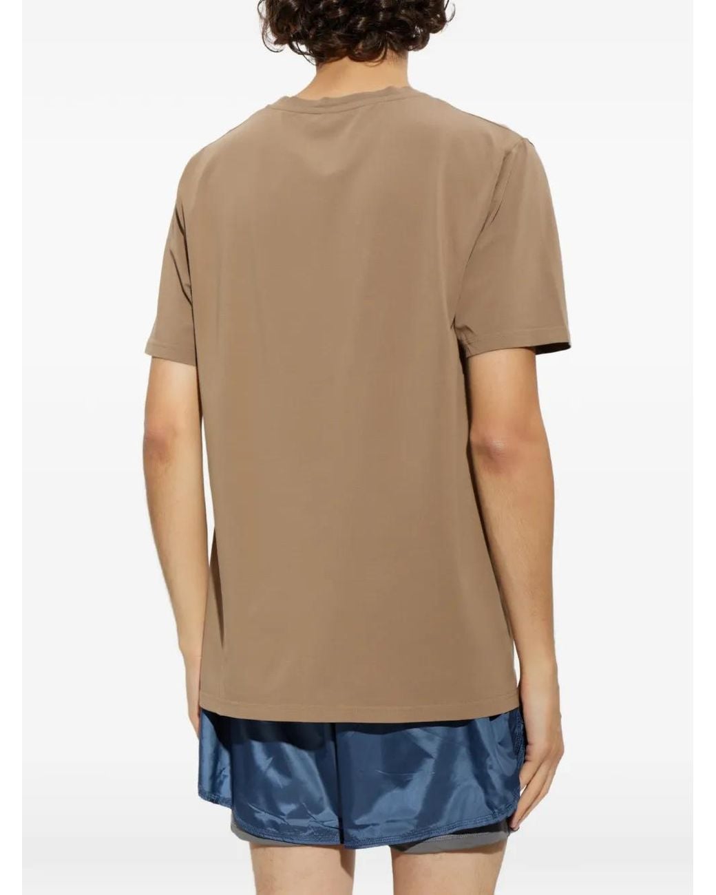 Moschino Natural Underbear Logo-Patch T-Shirt for men