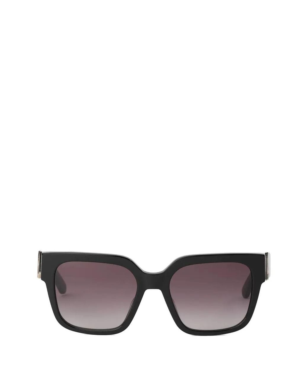 Karl Lagerfeld Gray Monogram Square Sunglasses