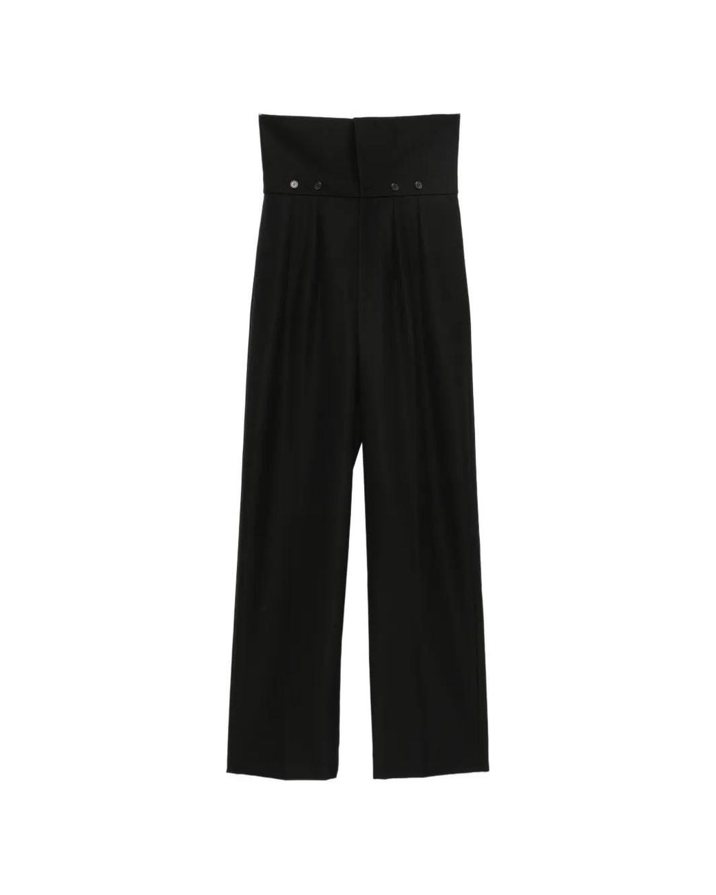 Carven Black Side-Pockets Trousers