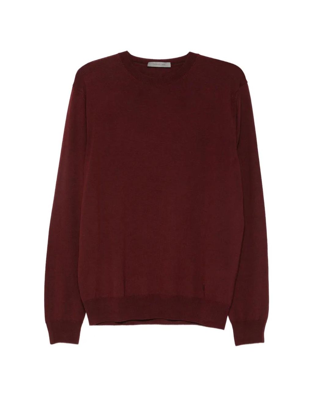 Corneliani Purple Crew-Neck Knitted Sweater for men