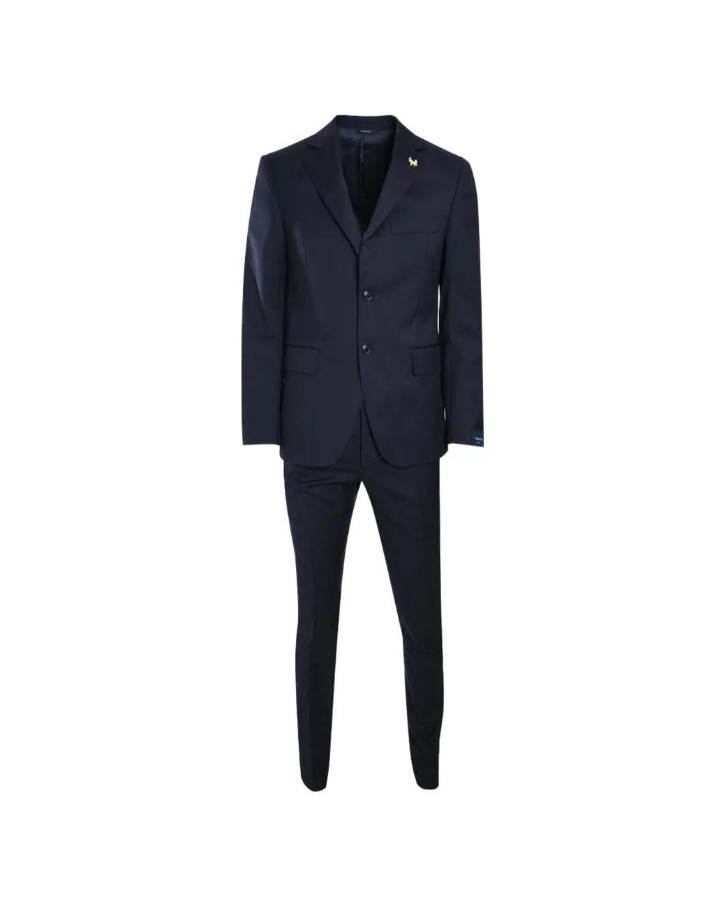 Tombolini Blue Button-Up Suit for men