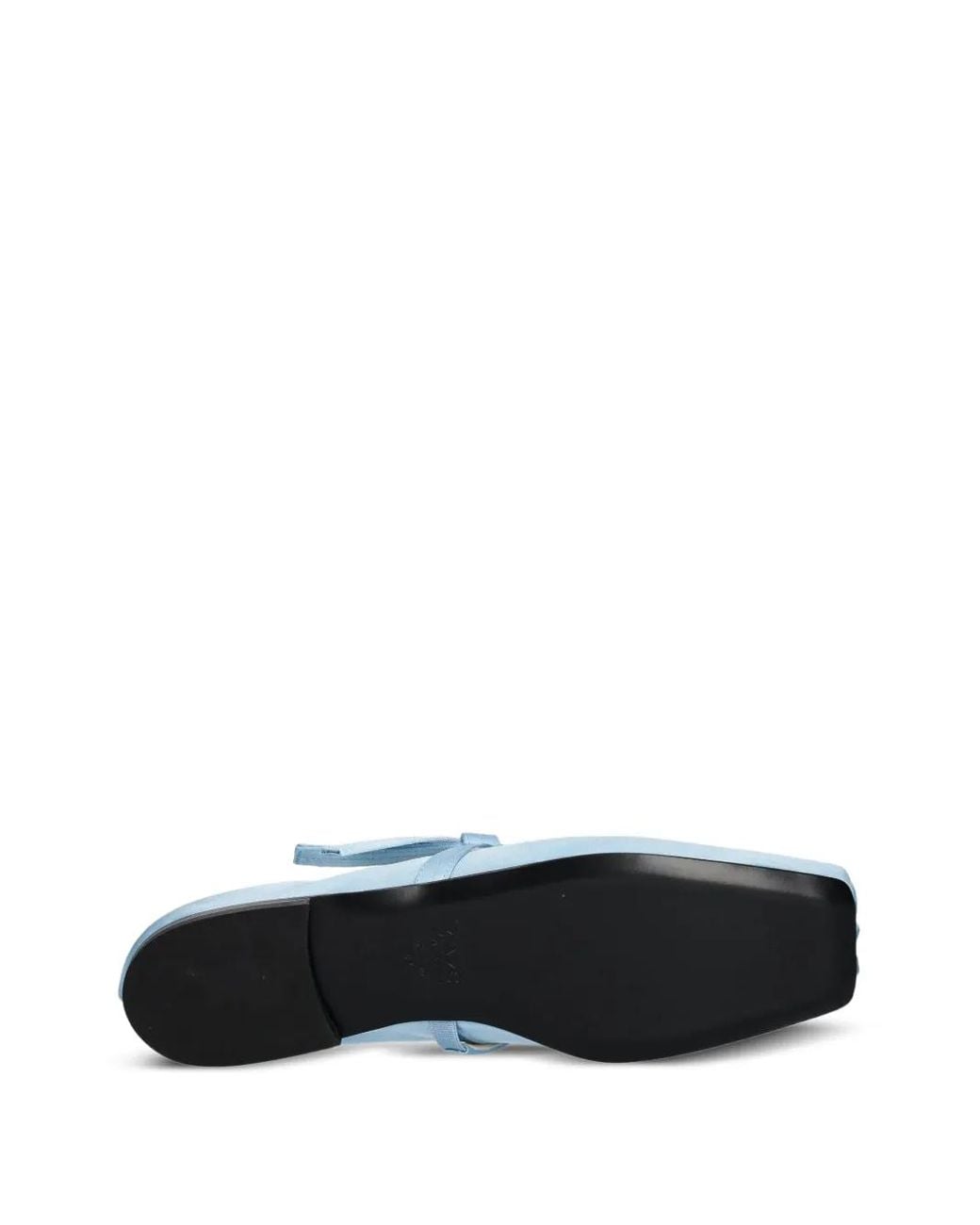 KENZO Blue Satin Ballet Flats