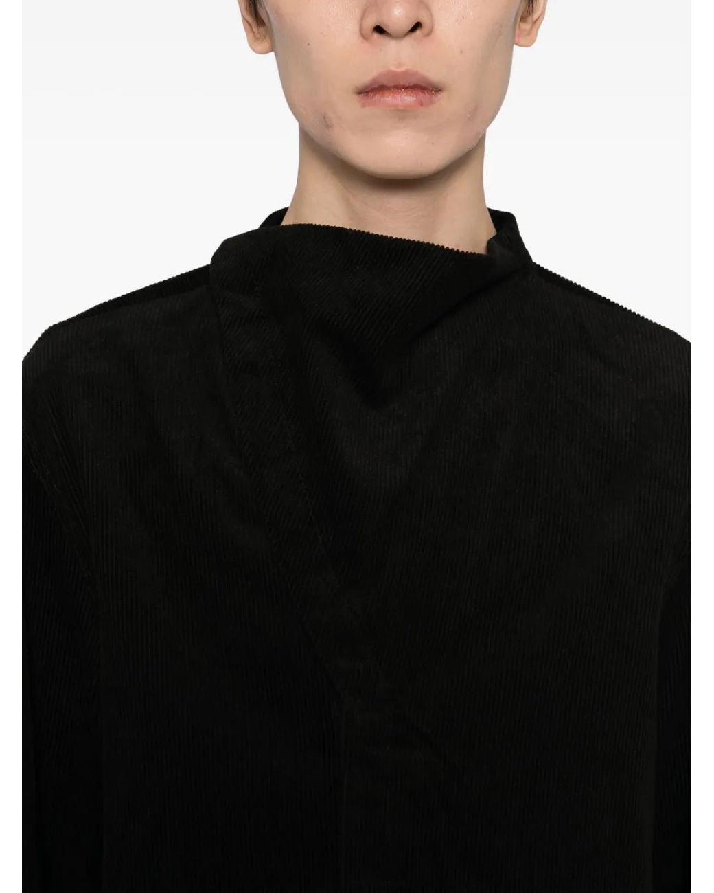 Rick Owens Black Island Shirt for men